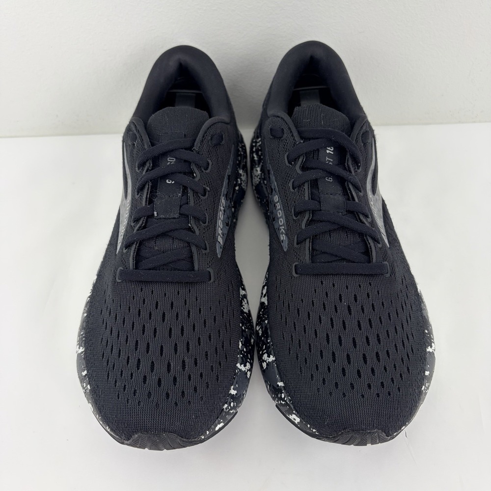Brooks Ghost 16 Mens 8.5 D Black Grey Camo Running Shoes 1104181D062 Cushioned - Picture 2 of 9